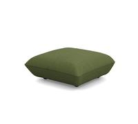 Pouf Sumo en Bouclette Recy Vert Feuille