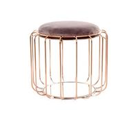 Pouf & Table d'Appoint Comfortable 50cm Violet & Rose
