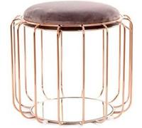 Paris prix pouf rond velours - Violet