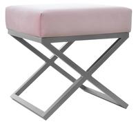 Pouf Tabouret de pied rond Tabouret rembourré Tabouret de siège Tabouret de bain Tabouret X Ottomane