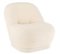 Pouf textile blanc h.72cm