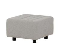 Pouf Tissu Bou owie 51cm Gris Clair