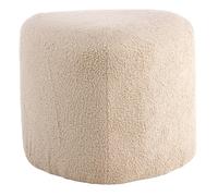 Venture Home Pouf Peg Teddy Beige