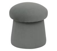 Atmosphera Pouf Noa en velours - Vert d'eau
