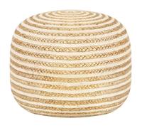 Pouf - vidaXL - Fait à la main - 45x30 cm - Jute - 1 place - Intérieur