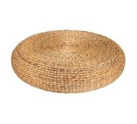 Atmosphera Pouf Wond rond Jacinthe d'eau tressée D55 cm Naturel