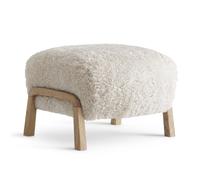 Pouf Wulff ATD3 structure chêne WxHxD 58x39x53cm/with felt gliders