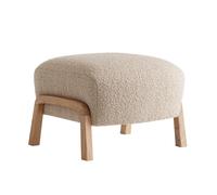 Pouf Wulff ATD3 structure chêne WxHxD 58x39x53cm/with felt gliders