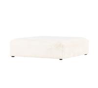 Paris Prix Pouf Davie XL effet fourrure 100 cm Beige