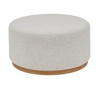 Pouf XL en bouclette NESKY - Blanc