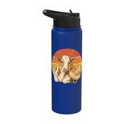 Poulet Vache Best Friends Animal Friendship Stainless Steel Insulated Water Bottle