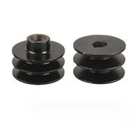 Poulie à courroie ronde à double rainure pour batteur de moteur diesel, poulie de service compatible avec 168F 170F 188F 190F, kit d'installation complet inclus (188/190F 85A)