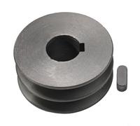 Poulie à double gorge en fonte type A pour courroie trapézoïdale de type V - Poulie de moteur - Accessoire pour outils électriques 50-94 mm de diamètre - Plusieurs tailles (72x31x24 mm)