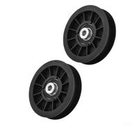 Poulie à gorge en métal pour robuste pour Exmark Poulie à gorge(2pcs) | Remplace 74818, 74812, 74813, compatibilité totale pour exmark pour toro, fonctionnement lisse silencieux