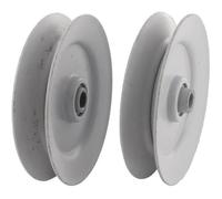 Poulie à gorge en V sur roulement adaptable pour NOMA - H: 20,6mm, Ø: ext: 101,6mm, Ø int: 9,5mm