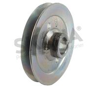 Poulie à Gorge Trapézoïdale, Diamètre 124mm, Alésage 25.4mm Origine Stiga. 125601580/0, 1256015800