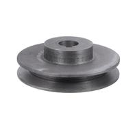 Poulie à Gorge Unique en Fonte, 100mm, Alésage 19mm, Profil A | Transmission Stable, Bruit Réduit, Rainure Usinée, Arbre 3/4 Pouce, pour Compresseur et Moteur