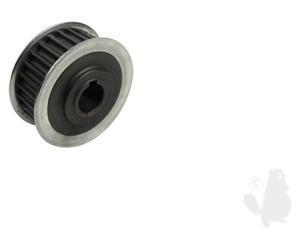 Poulie Crantée 28 Dents D'origine Ggp / Castelgarden Pour Palier Pour Modèle Tc122 - H: 31mm, ø: Ext: 75mm, ø Int: 20mm. Origine