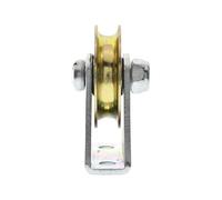 Poulie de câble métallique de 6 mm - Roulement de roue - Guide de câble métallique - Accessoires de quincaillerie d'extérieur