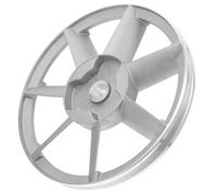 Poulie de Compresseur D’air en Aluminium Argentée pour Transmission | Tête à Double Cylindre, Profil Rainure de Type A, Usage pour Compresseur, Pièce de Rechange