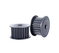 Poulie de courroie crantée HTD 8M 16T/17T/18T/19 dents 45 poulie de synchronisation en acier Type AF roue synchrone for largeur courroie 25/30/40mm(Bore 14mm,17T (1pcs),42mm (for belt 40mm))
