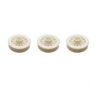 Poulie de moteur de rechange W10677723 pour systèmes d'entraînement de lave-glace - Roue de courroie en plastique robuste, transfert de puissance efficace et réduction des vibrations (3 pièces)
