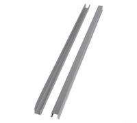 Poulie de porte pliante robuste pour une capacité de 60 kg, design suspendu par le haut avec guide inférieur de 50 cm (rail de porte inférieure)