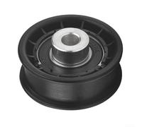 Poulie de renvoi plate 604491 pour tondeuse Hustler pour tondeuse assistée Raptor - Roue tendeur pour systèmes d'entraînement 14,61 cm - Dimensions extérieures