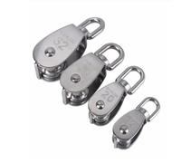 Poulie en acier inoxydable M15/M20 M25 M32 M50, ensemble de poulies pivotantes for câble de levage, outils de levage(M25)