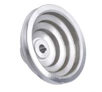 Poulie pagode à courroie trapézoïdale de type A avec 4/5 étapes, compatible avec les modèles de perceuses de la série Z4116 pour une transmission efficace de la puissance dans les applications