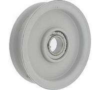 Poulie plate à courroie trapézoïdale sur roulement à billes pour microtracteurs Toro séries 300, 400 et 500 – H : 28,6 mm, Ø : extérieur : 101,6 mm, intérieur : 18,25 mm