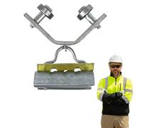 Poulie pour câble de grue, poulie pour câble de fer angulaire et anneau de levage - Outil de traction stable pour entretien mécanique sur chantier avec grande capacité de charge