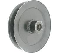 Poulie pour palier à lamelles, adaptable pour Murray. Numéro d'origine : 91769, 91943. Diamètre extérieur : 133 mm, diamètre intérieur : 19,05 mm, dentée.