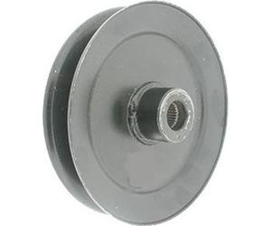 Poulie pour palier à lamelles, adaptable pour Murray. Numéro d'origine : 91769, 91943. Diamètre extérieur : 133 mm, diamètre intérieur : 19,05 mm, dentée.