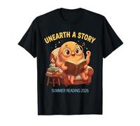 Poulpe lisant Un Livre Déterrez Une Histoire Programme 2026 T-Shirt