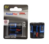 PoundMax Lithium CR-P2 (CRP2, 223, DL223A, 6204) Batterie Spéciale, 6V | 1x Blister de 1