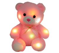 Poupée en peluche - SURENHAP - Ours lumineux LED - 8,6 pouces - Coton PP - Cadeau enfant