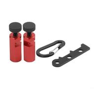 pour accessoire équerre de menuisier 42mm avec mousqueton pour | Alliage aluminium CNC, résistance rouille, finition , 42mm compact, usage longue durée