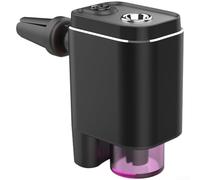 pour accessoire Ventilation pour voiture Diffuseur Huiles Silencieux(Black) | Démarrage automatique avec le moteur, arrêt intelligent, métal , 3 modes pour brume, technologie nano