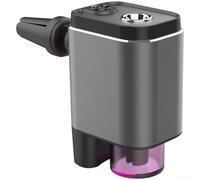 pour accessoire Ventilation pour voiture Diffuseur Huiles Silencieux(Gray) | Démarrage automatique avec le moteur, arrêt intelligent, métal , 3 modes pour brume, technologie nano