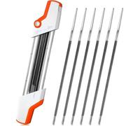 Pour aiguiseur de tronçonneuse Stihl compatible avec chaîne de tronçonneuse Stihl 3/8inp lime facile Stihl 2 en 1 4 0 mm
