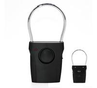 pour alarme Vibration ABS Pour Maison pour alarme Vibration(Black) | Sirène 120dB, lumière LED , déclenchement par vibration, pour idéal , dissuasion intrus