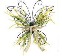 pour attrape-rêves Papillon Fer 40cm Décoration Murale pour | Design papillon élégant, en fer pour robuste, plastique , vert naturel, style bohème chic