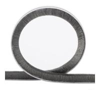 pour bandeau de pour porte Auto-adhésif 90cm Triple Couche (White-L) | couche étanche, courants d'air, maintient température intérieure, pour idéal hiver été