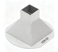 Pour BGA Rework Station Buse TC4, pour titan Guide d'air chaud précis en haut en bas (10 mm x 10 mm)