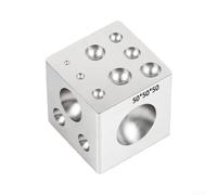 pour bloc Dapping Carré Acier Trempé 12 Trous Formage pour(18 holes) | Acier trempé, 12 cavités polies, formage dômes, anti-rayures, pour idéal or et argent