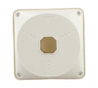 pour Boîte de Raccordement Murale Blanche Résistante pour Boîte | Design compact 130x130x40mm, plastique pour robuste, pour idéal pour caméras dôme, installation murale plafond