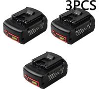 Pour Bosch 18V Professional, batterie de rechange Li-Ion 6,0Ah (6000 mAh), compatible avec BAT609/610/618/619, GBA18V/GSR18V, bleu