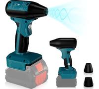 Pour Bosch Professional Système 18V GBA Batterie Lithium Souffleur à Sec à Jet d'Entraînement, 130 000 tr/min Dépoussiéreur à Air Comprimé, Dépoussiéreur d'Air Réglable 4 Vitesses, Mini Souffleur