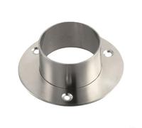 pour bride Murale Acier Inoxydable pour Tube 38mm Fixation pour sol | Acier inoxydable pour v2a, résistance , 3 trous 5mm, pour tube 38mm, usage pour intérieur extérieur(51mm)